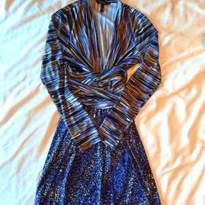 BCBG Long sleeve stretch dress